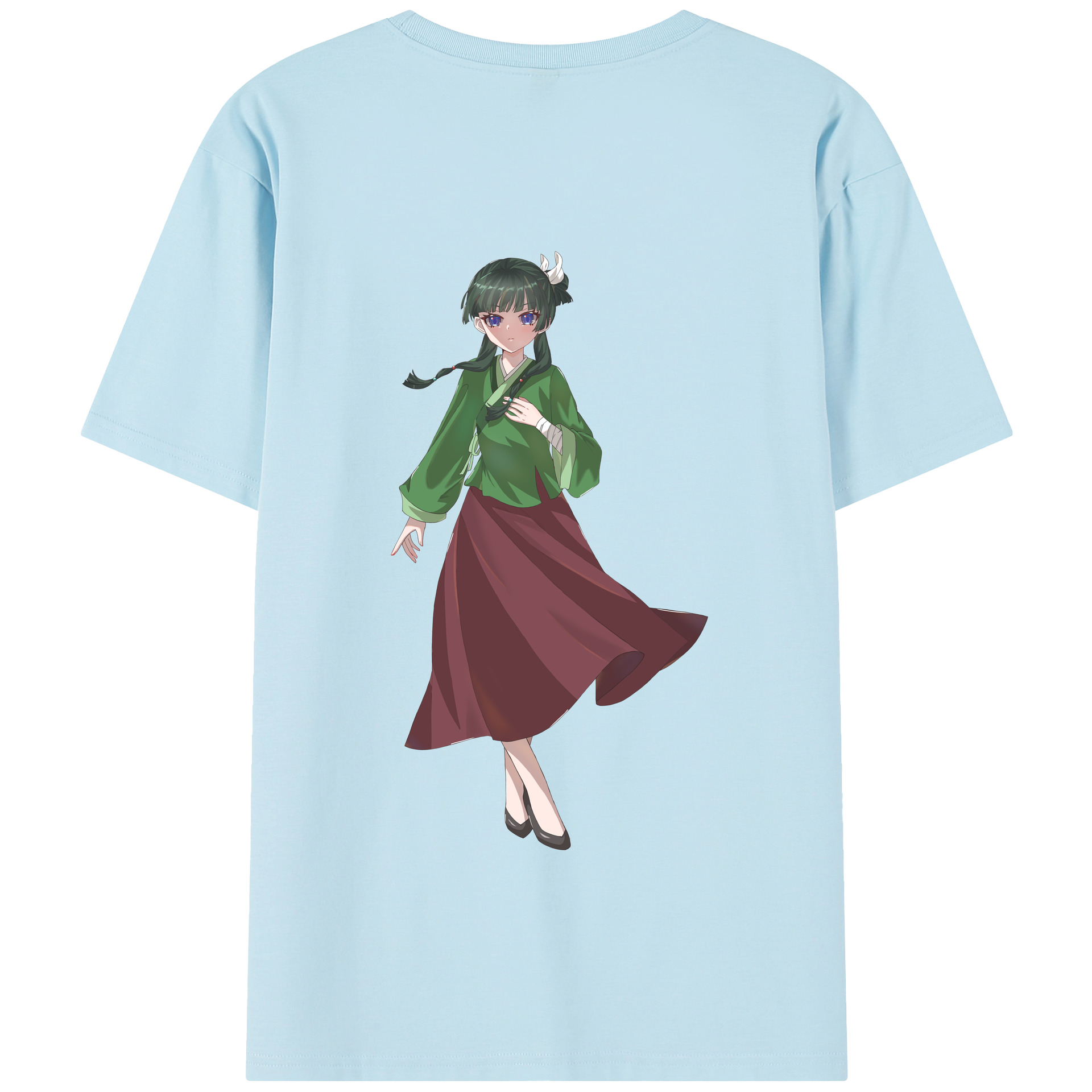 （画像用） 薬屋のひとりごと The Apothecary Diaries 綿100％半袖Tシャツ（背面プリント）